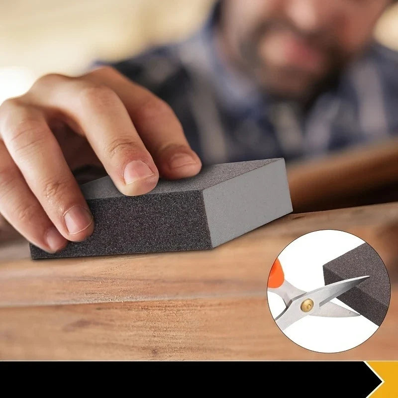 Sand Block Sandpaper Kit – Wood & Drywall Repair Combo Sanding Block Kit Qme