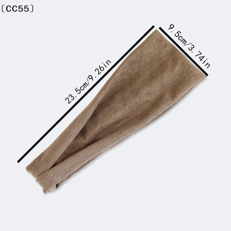 Minimalist Elastic Hairband for Sports, Yoga & Daily Wear Elastic Hair Band Qst