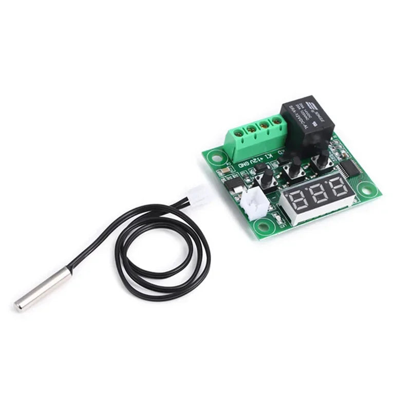 W1209 DC 12V Digital Temperature Controller Thermostat Switch Temperature Controller Qme