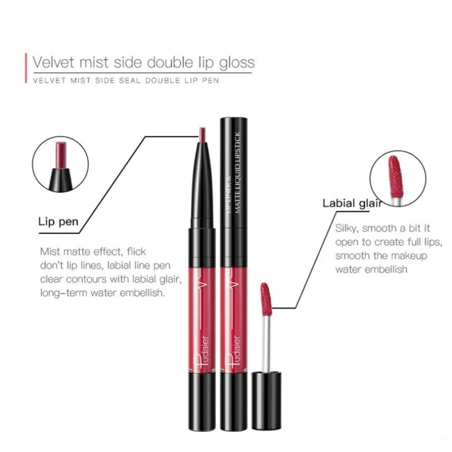 Waterproof Lip Liner – High Pigment, Smooth & Long-Lasting Lip Liner Pencil Qme