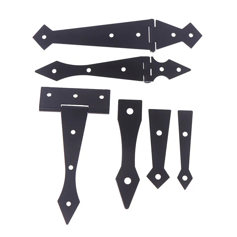 Black Iron Folding Cabinet Door Hinge | Durable Furniture Hardware Cabinet Door Hinge Qme