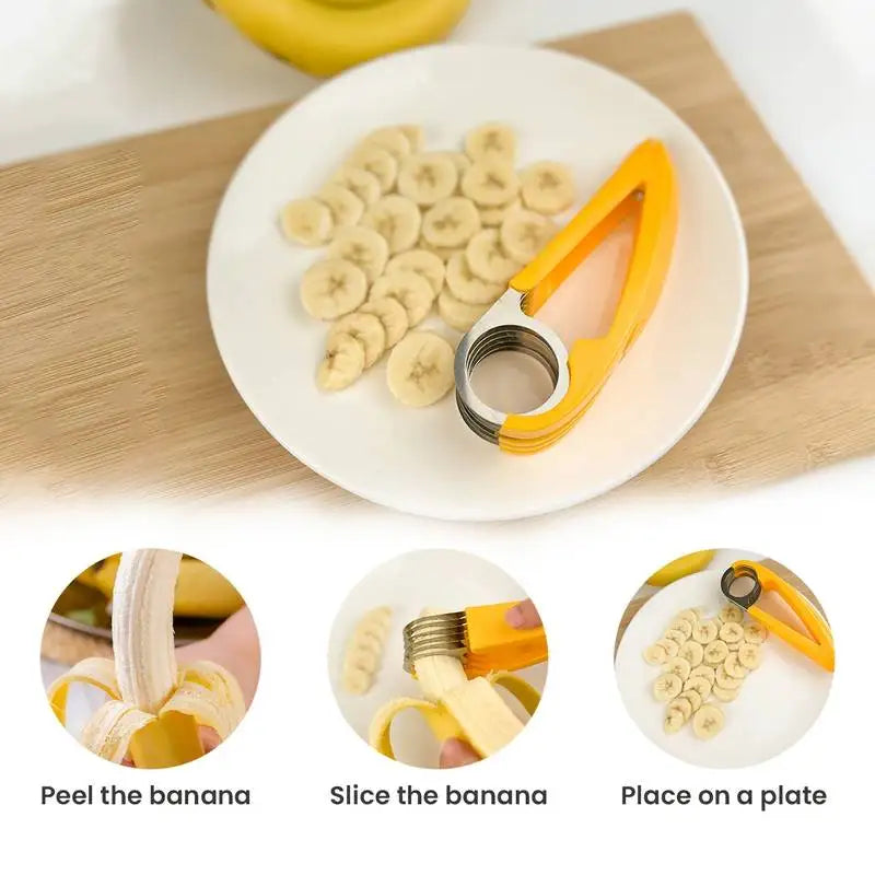 Multifunctional Fruit & Vegetable Slicer Chopper – Stainless Steel Fruit & Vegetable Slicer Qme