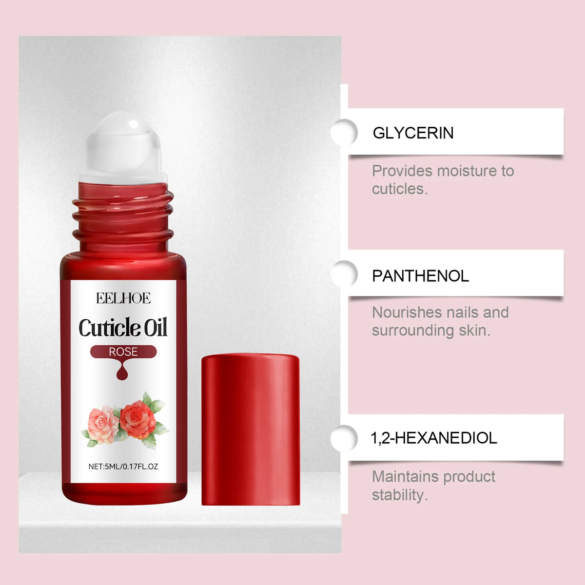 Eelhoe Nourishing Cuticle Oil – Daily Nail & Cuticle Moisturizer Cuticle Oil Qst