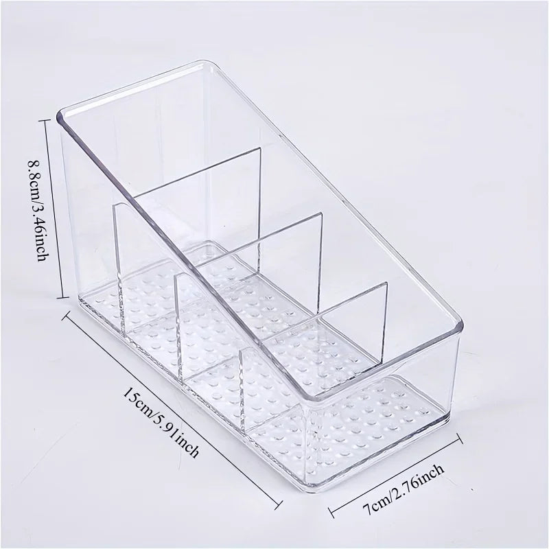 4-Compartment Desk Organizer – Makeup Brush & Remote Holder Desk Organizer Qme