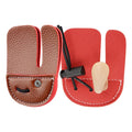 Archery Finger Guard Recurve Bow Mediterranean Style | Qme Archery Finger Guard Qme Brown-DoubleLayer