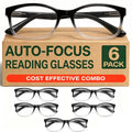 VOPHA Auto-Focus Reading Glasses 6-Pack | Blue Light Blocking Reading Glasses Qst 6 Pack