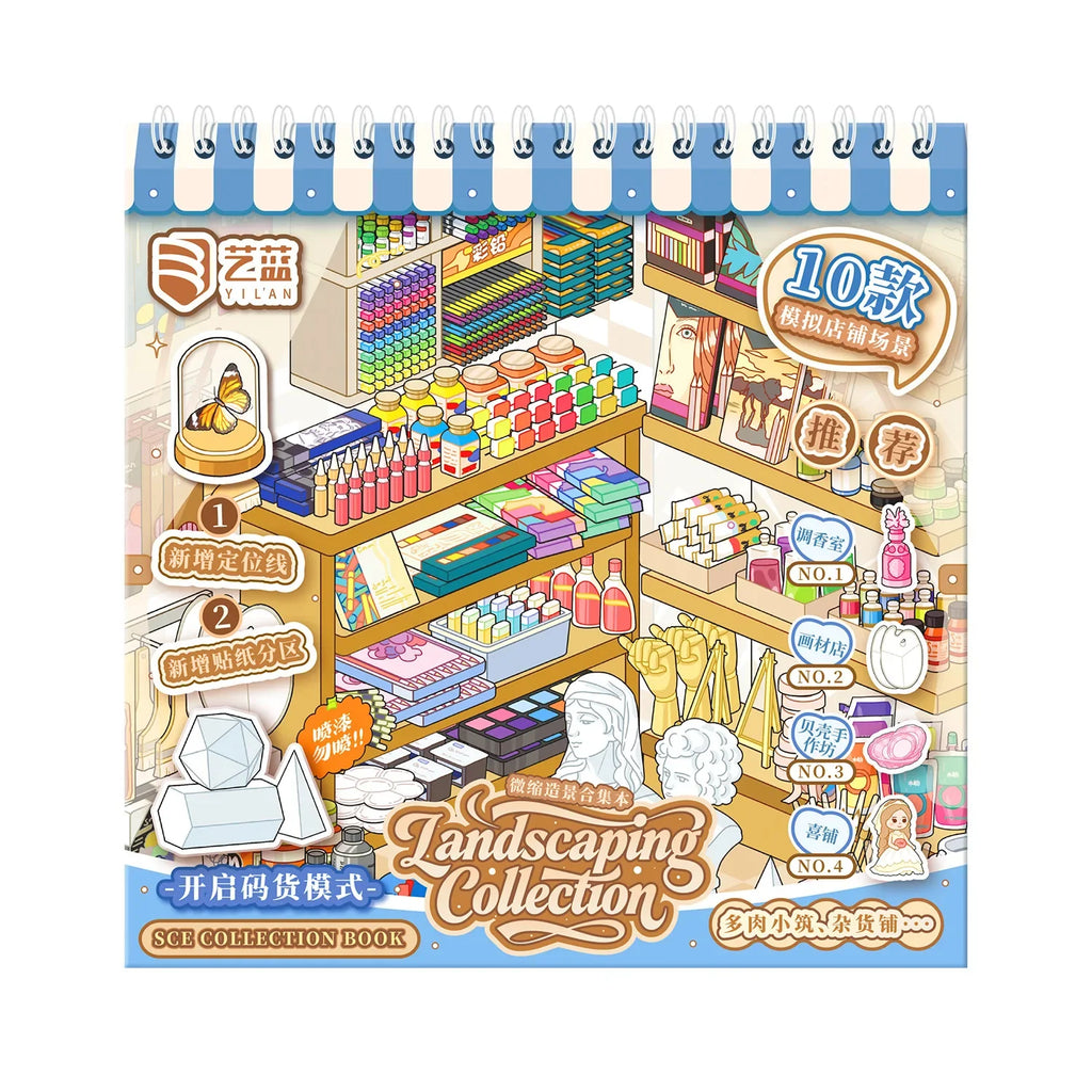 3D Miniature Scene Sticker Book – DIY Craft Stickers for Kids Craft Sticker Book Qme