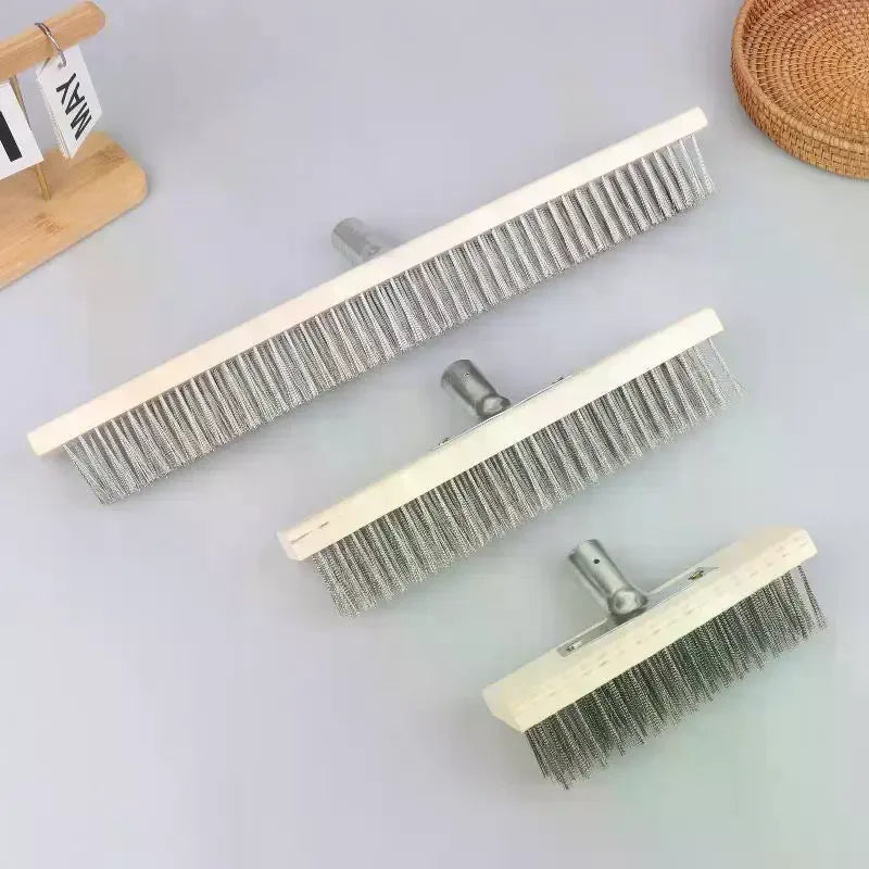 Heavy Duty Steel Wire Deck Brush Head – Patios & Garage Wire Deck Brush Head Qme