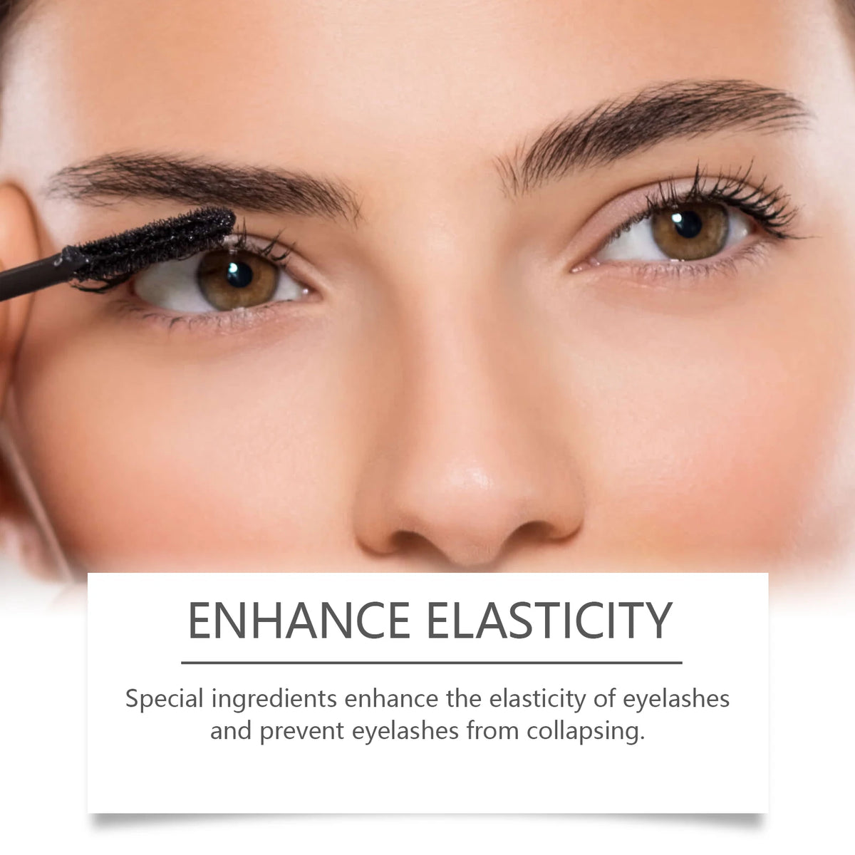 Eelhoe Black Mascara – Smudge-Proof Volumizing Eye Makeup Volumizing Mascara Qst