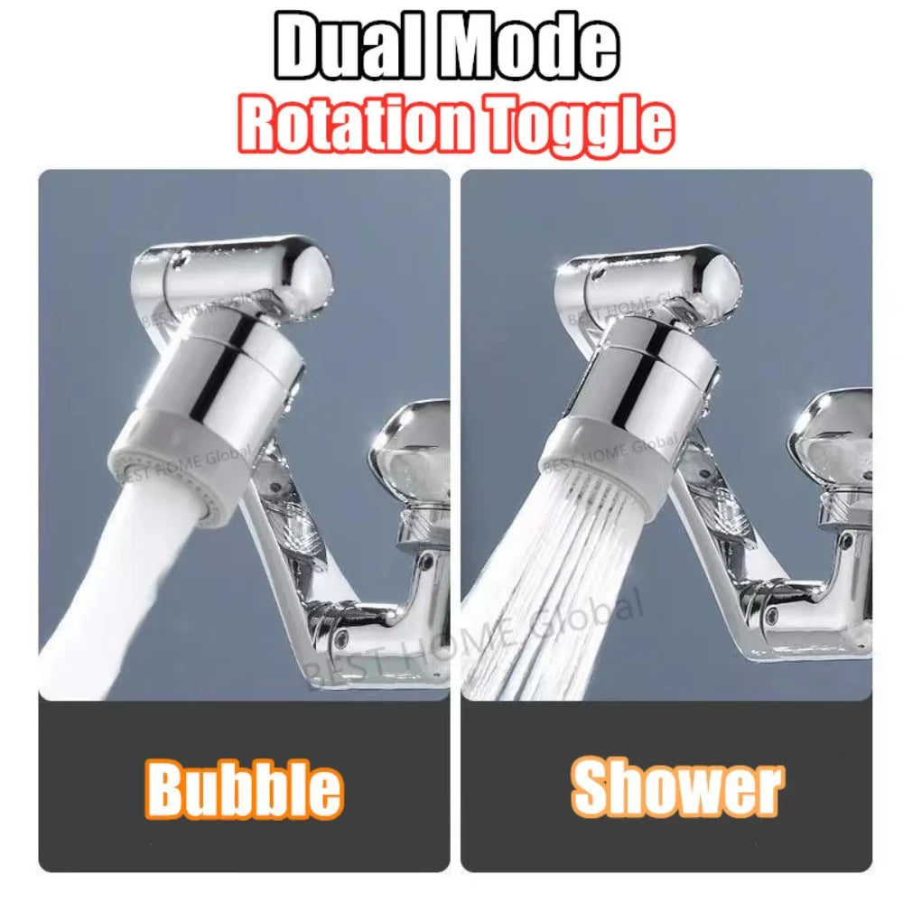 Universal 1080° Rotary Faucet Aerator Extender Splash Nozzle Faucet Aerator Extender Qme