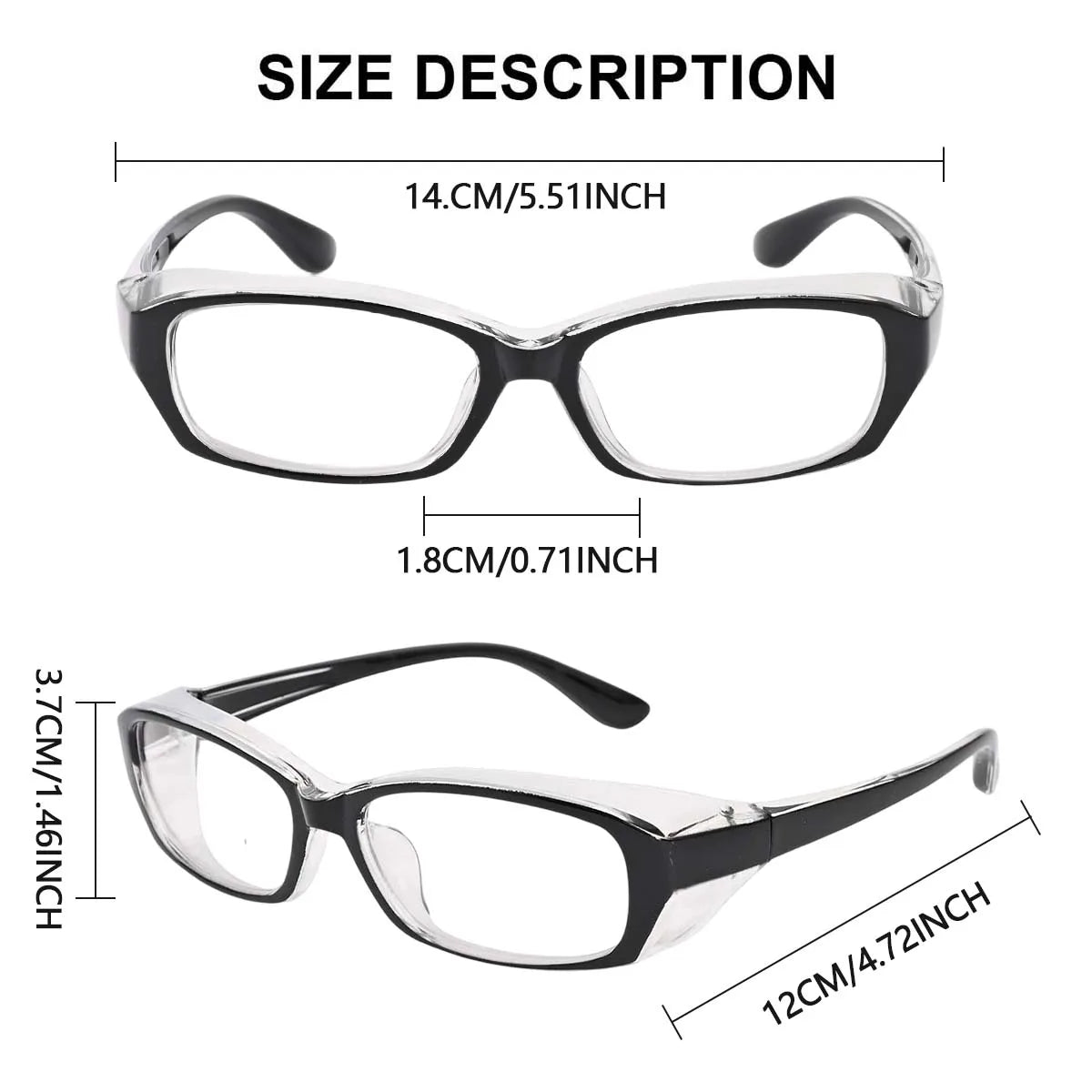 VOPHA HM8 Safety Goggles – Anti-Fog Blue Light Blocking Safety Goggles Qst