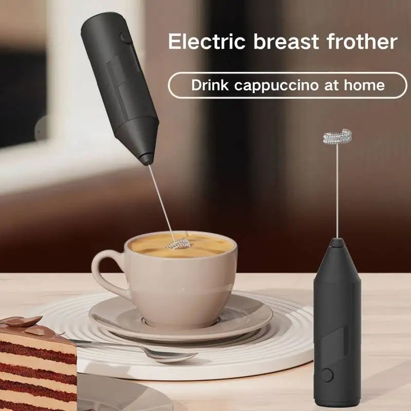 Handheld Electric Milk Frother & Egg Beater | Mini Battery Powered Handheld Milk Frother Qme