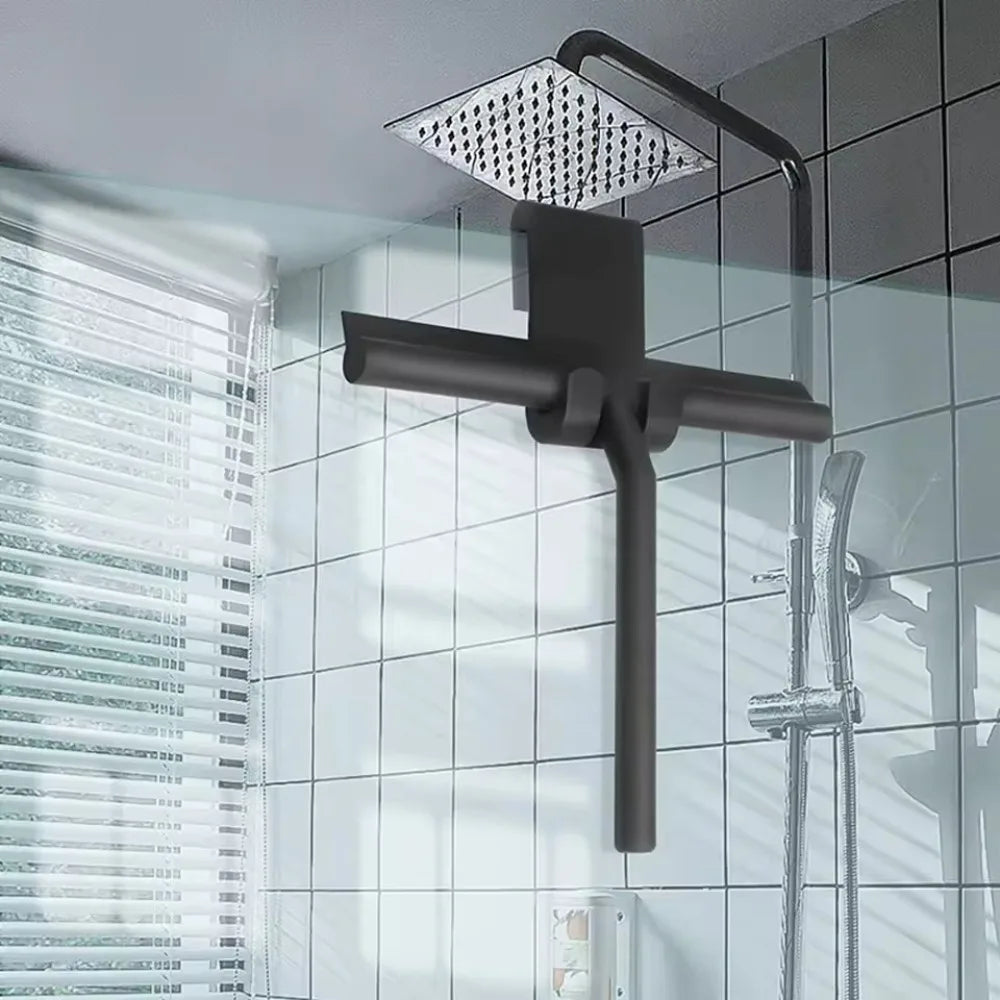 Silicone Shower Squeegee – Window & Glass Cleaning Scraper Shower Squeegee Qme