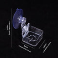 Reptile Suction Cup Feeding Bowl for Gecko, Lizard & Frog Reptile Feeder Bowl Qst A2