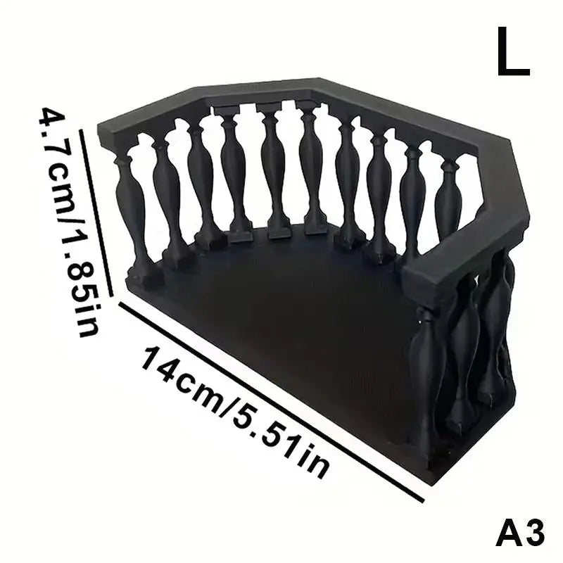 Miniature Dollhouse Balcony Railing – European DIY Accessory Dollhouse Accessory Qme A3