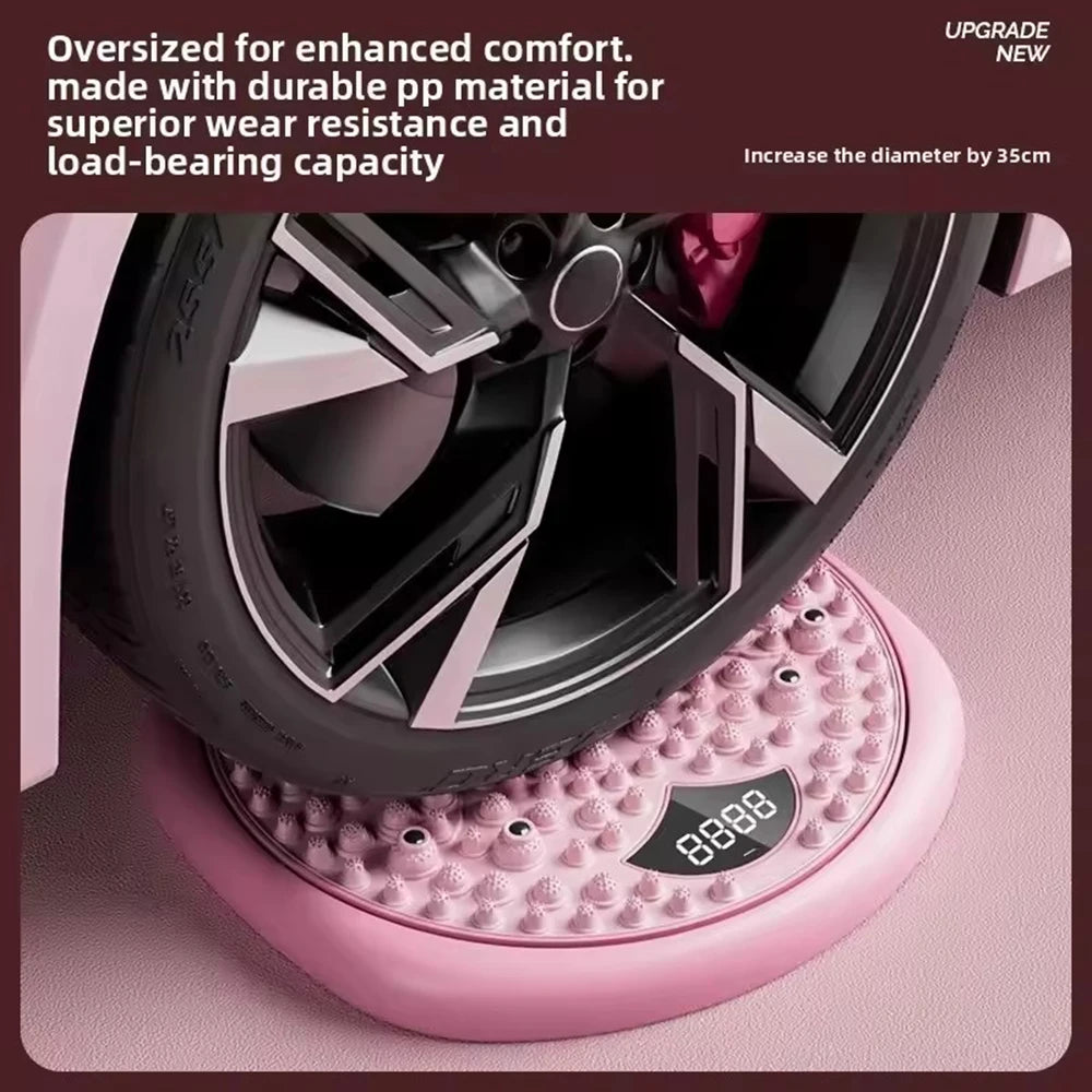 Magnetic Waist Twisting Disc & Foot Massage Board – Smart LCD Twist Exercise Board Qst