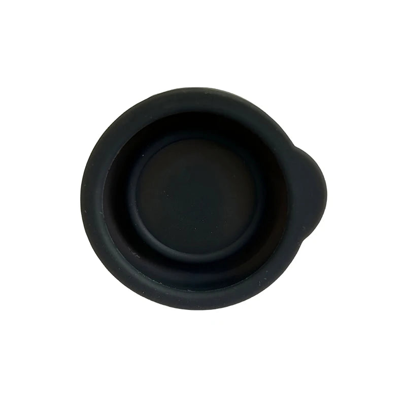 Silicone Glass Bottle Cap – Reusable Leak-Proof Lid 48mm Silicone Bottle Cap Qst Black