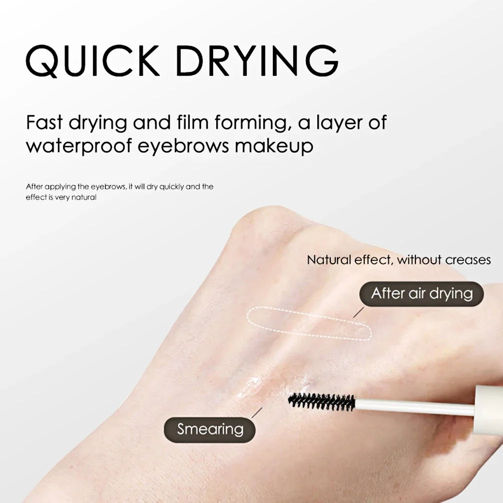 QIBEST Transparent Eyebrow Gel – Natural Long-Lasting Brow Shape Eyebrow Gel Qme