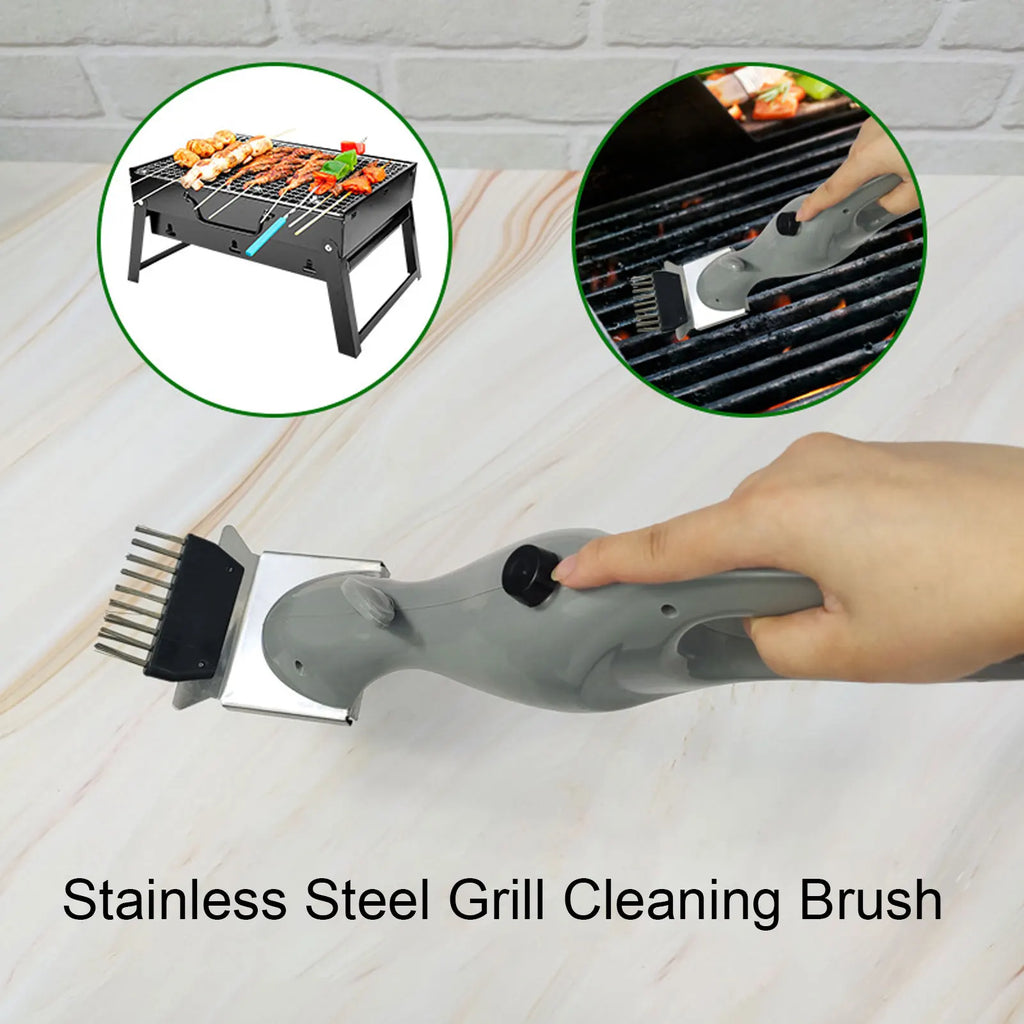 BBQ Grill Steam Cleaning Brush with Water Spray BBQ Grill Brush Qme