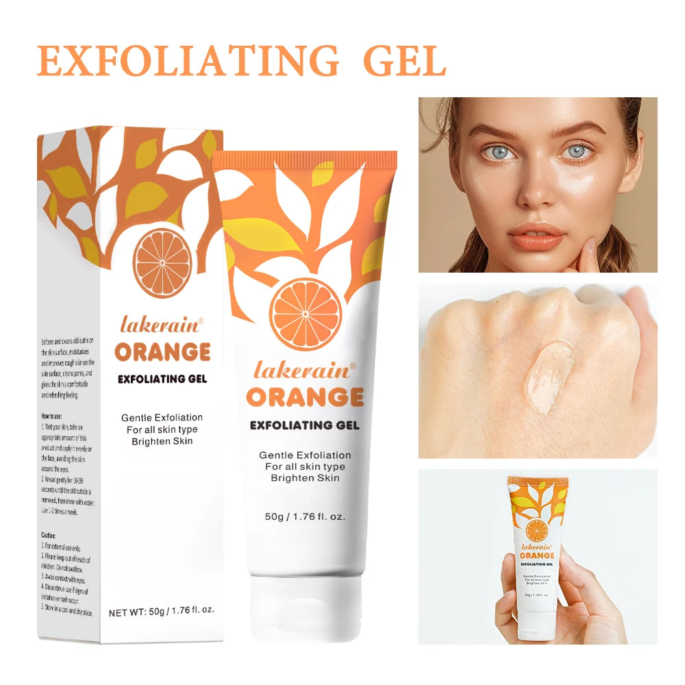 Orange Peeling Gel Scrub – Face & Body Deep Cleansing Exfoliator Face & Body Scrub Qst