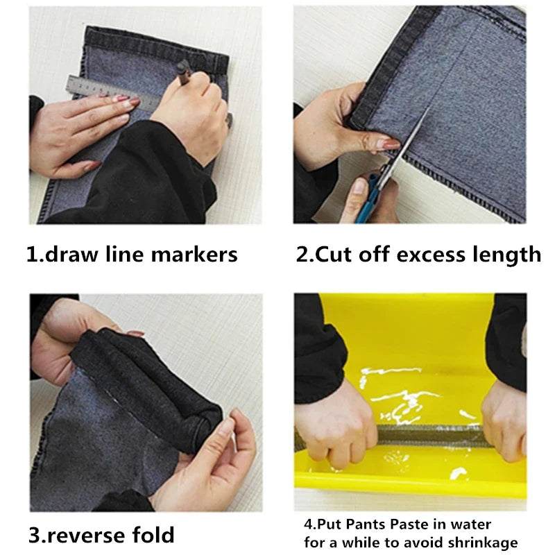 Iron-On Hem Tape – No-Sew Pants Repair (2M–5M) Iron-On Hem Tape Qme