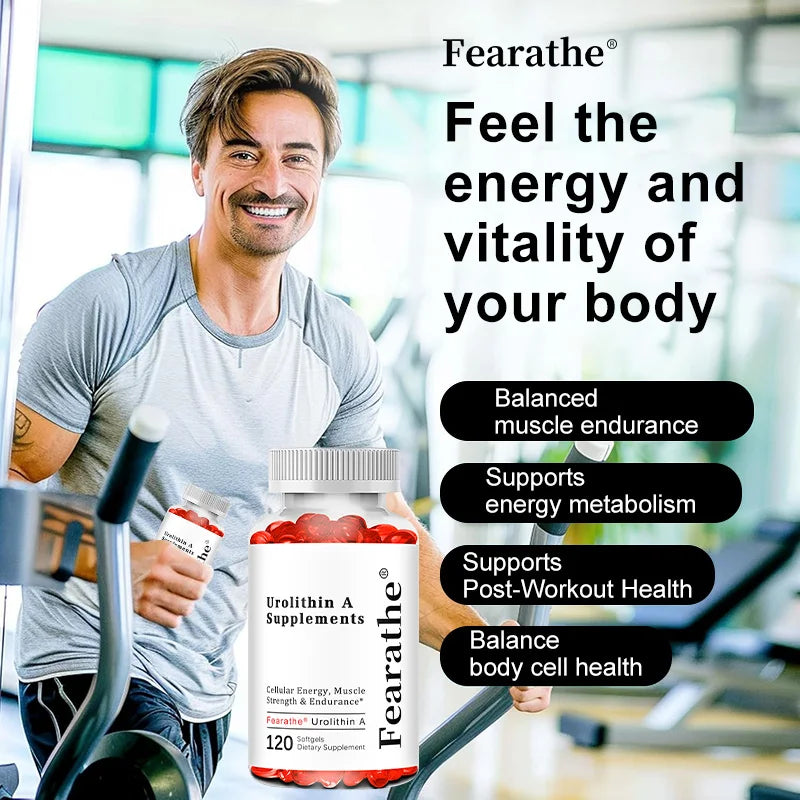 Urolithin A 5000mg Capsules – Cellular Health & Energy Wellness Capsule Supplement Qst