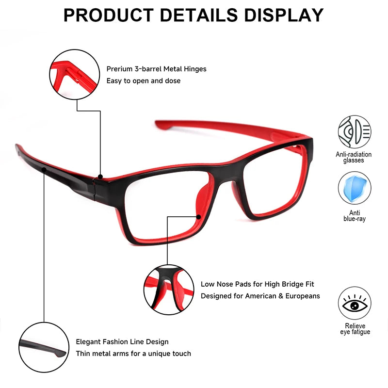 VOPHA 2-Pack Anti Blue Light Reading Glasses Men & Women Reading Glasses Qst