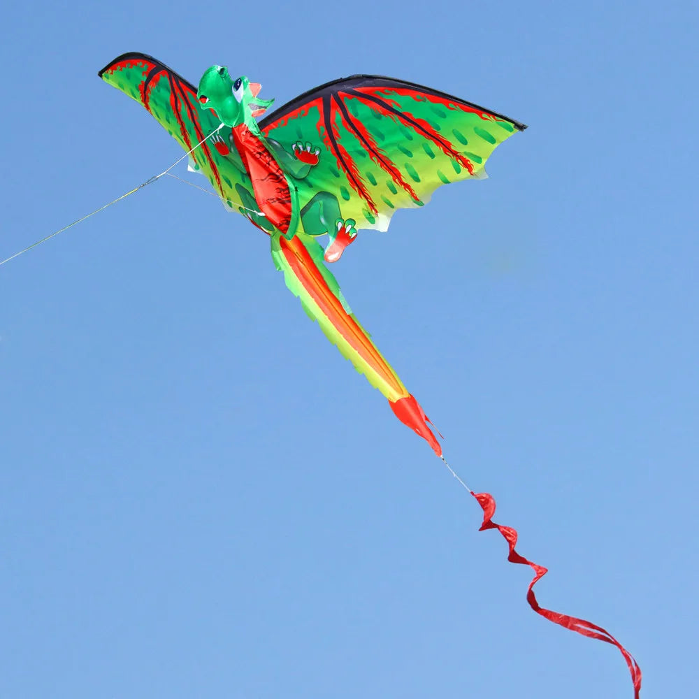 3D Dragon Kite for Kids – Outdoor Flying Toy with Tail Kids Outdoor Kite Qme