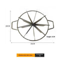 Stainless Steel Pastry Portion Marker Pizza Pie Divider Pastry Portion Divider Qme 9 grids