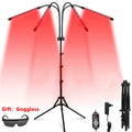 660 & 850nm Red Light Therapy Panel with Timer & Stand Red Light Therapy Panel Qst 4 Head Lamps