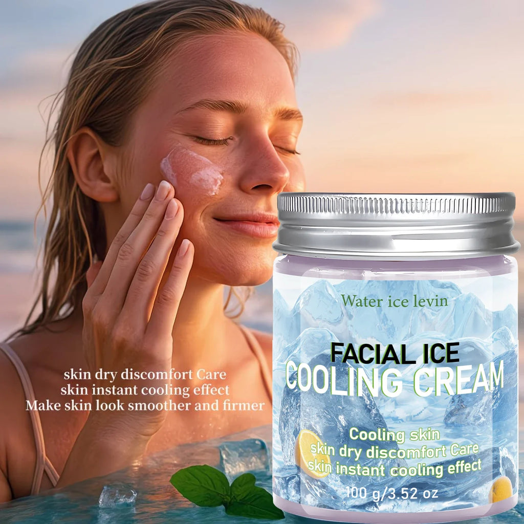 Natural Collagen Ice Cooling Face Cream for Dry Skin Facial Moisturizer Qme