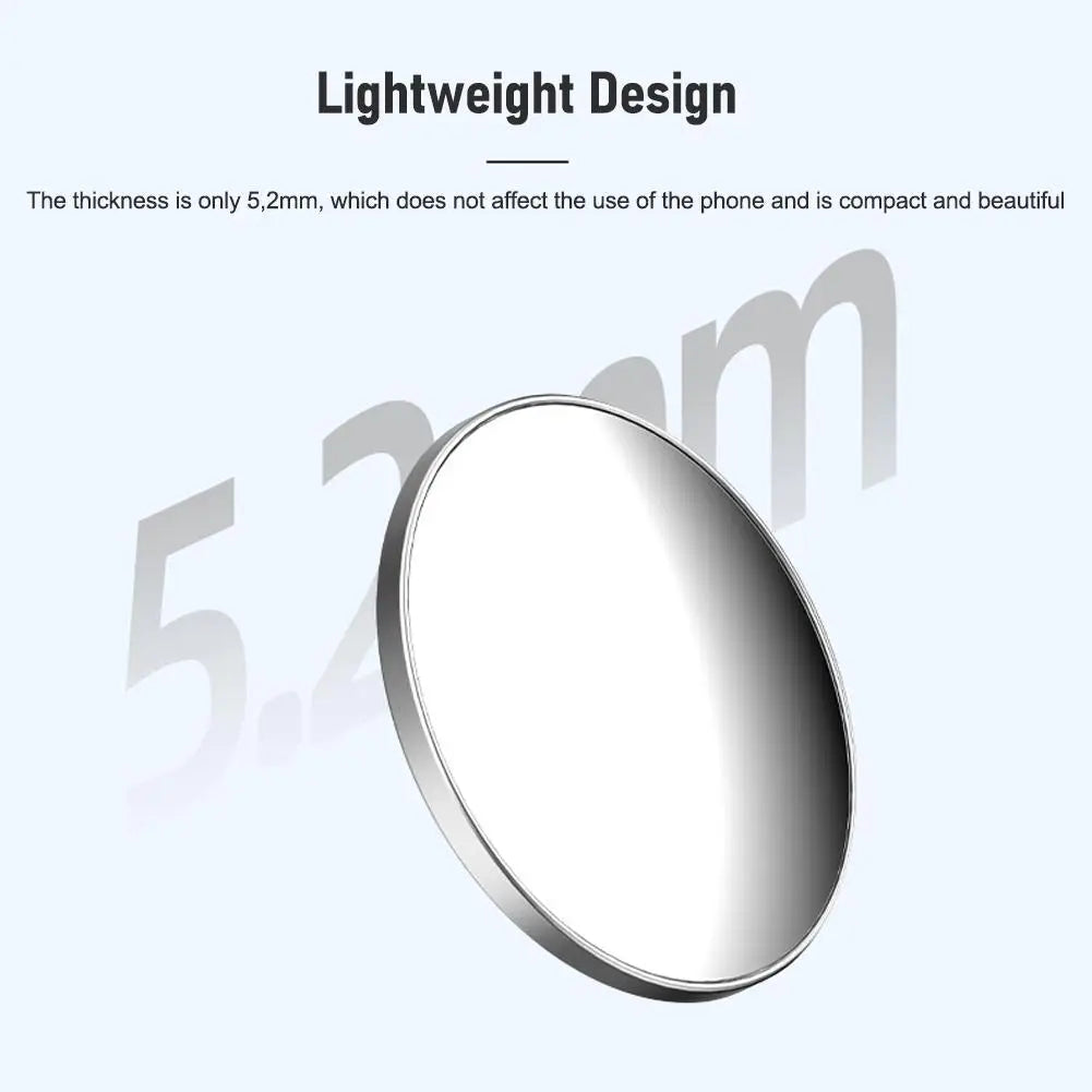 MagSafe Magnetic Convex Mirror – Selfie, Vlog & Beauty Video Phone Mirror Accessory Qme