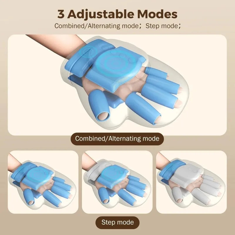 VIMYSHOW Hand Massager – Airbag Compression Glove Gray Hand Massager Qst