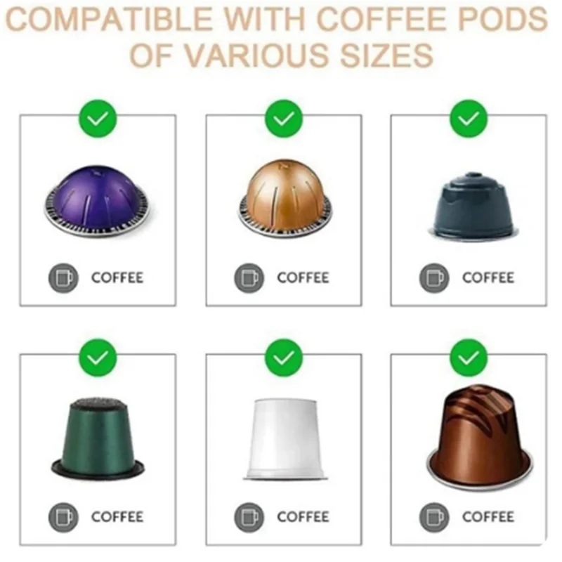 MiLESEEY Coffee Capsule Holder – Universal Pod Storage Rack Coffee Pod Holder Qst