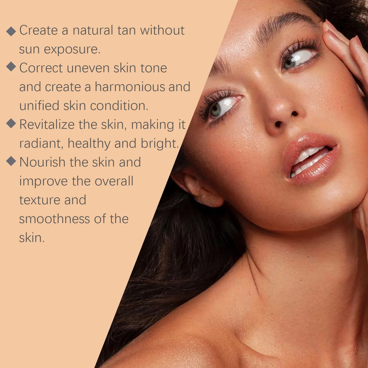 Portable Tanning Capsule – Sunless Bronze Tan & Moisturizer Self Tanning Serum Qme
