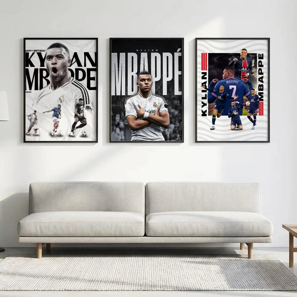 HD Football Canvas Poster – Waterproof Wall Art for Home Decor Canvas Wall Poster Qst