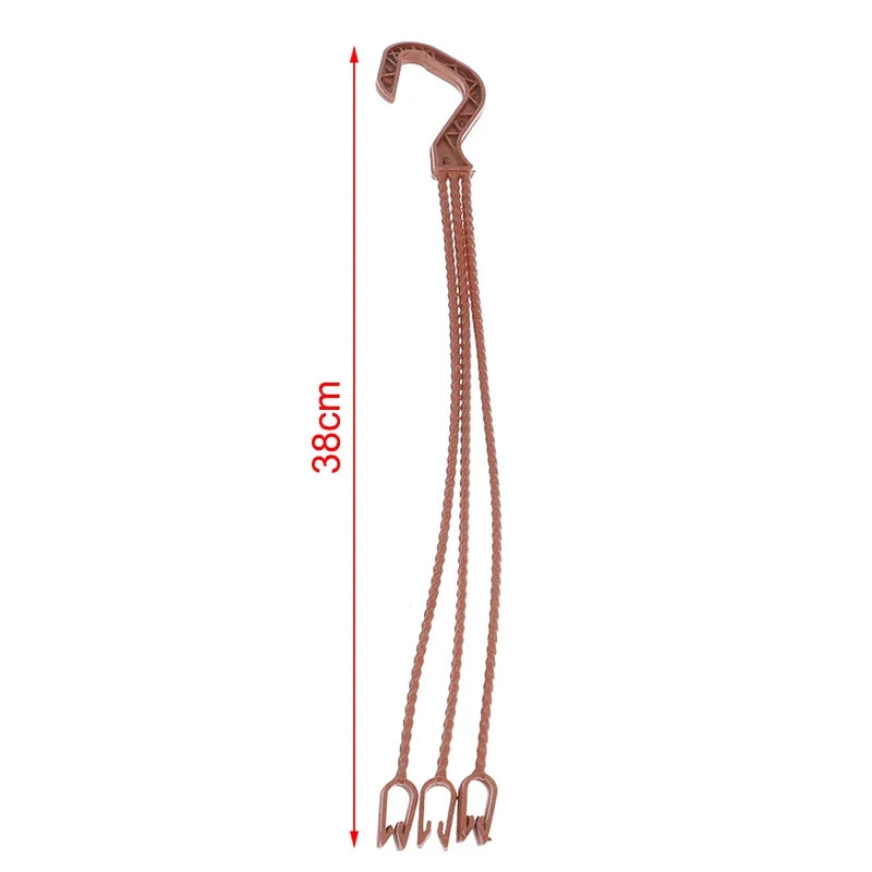 Plant Hanger Hooks & Basket Chains for Flower Pots – 10 Pack Hanging Basket Chain Qme