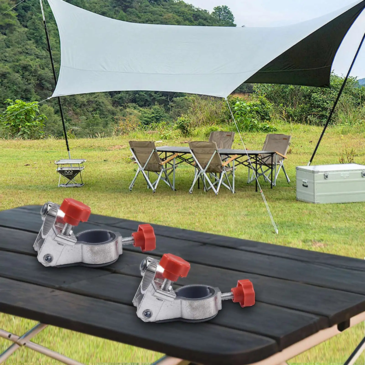 Clip-On Umbrella Bracket Mount for Garden Chair & Patio Umbrella Chair Bracket Qme