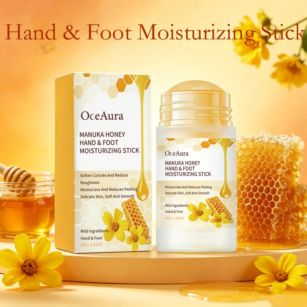 Oceaura Manuka Honey Moisturizing Stick – Hands, Feet & Skin Body Moisturizer Stick Qme
