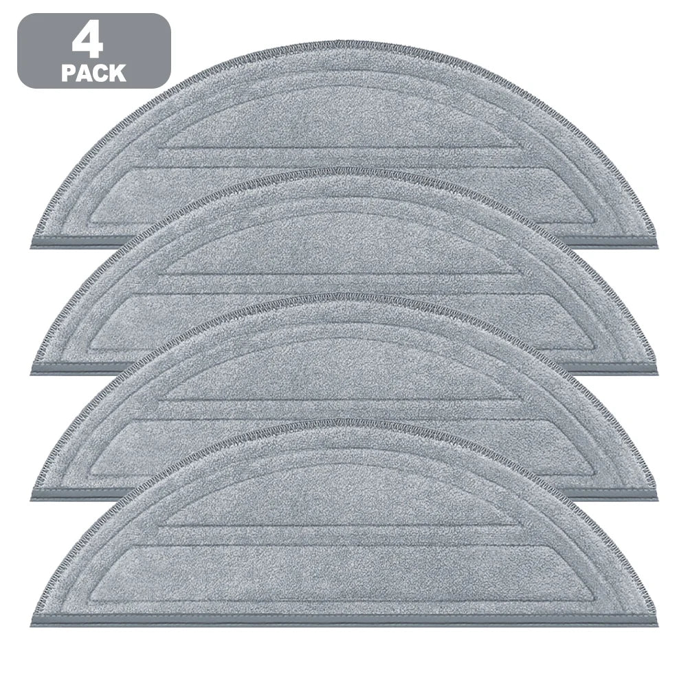 4-Pack Replacement Mop Cloths for Roborock Q10 S5 Q10V Replacement Mop Cloths Qme 4 PACK