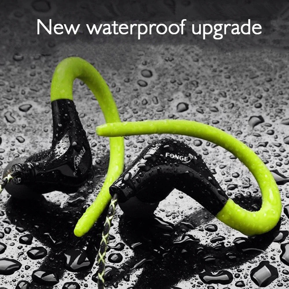 S760 Wired Sport In-Ear Earphones – Waterproof, Bass & Mic Wired Sport Earphones Qst