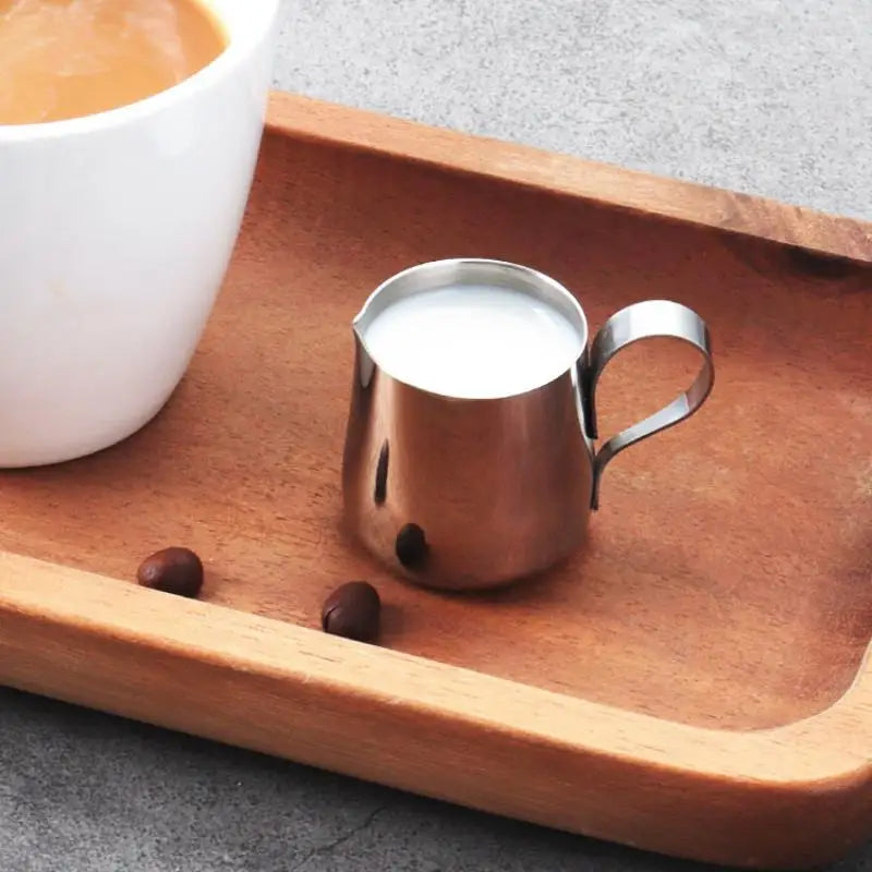 Mini Stainless Steel Milk Frothing Pitcher – Latte Art Jug Milk Frothing Pitcher Qst