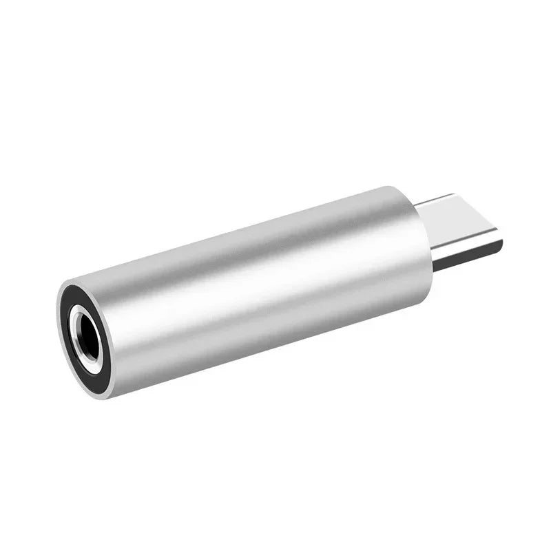 USB-C to 3.5mm Audio Adapter – Aluminum Alloy Earphone Jack Audio Adapter Qme