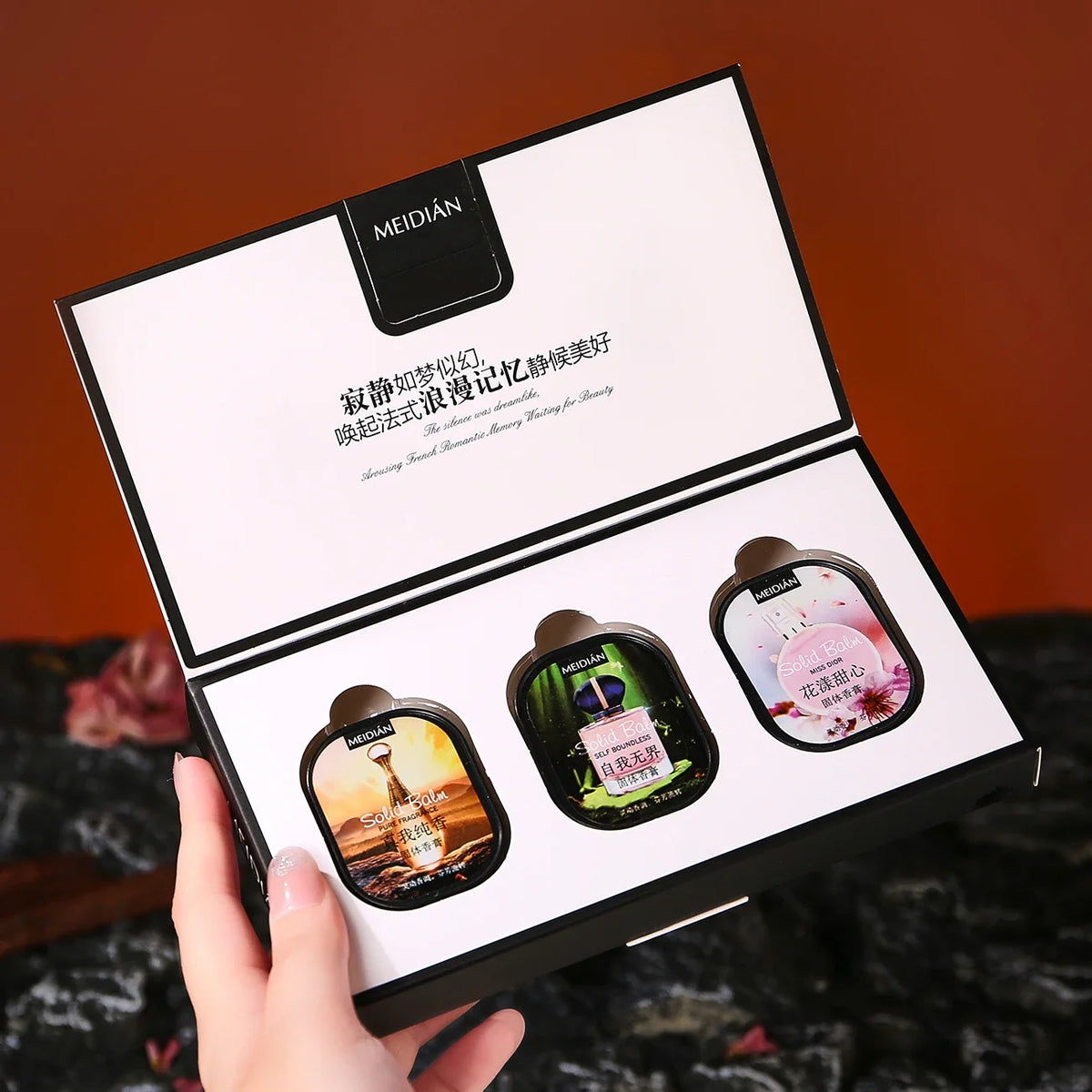 Qme Solid Fragrance Cream – Portable Long-Lasting Perfume Solid Fragrance Cream Qme