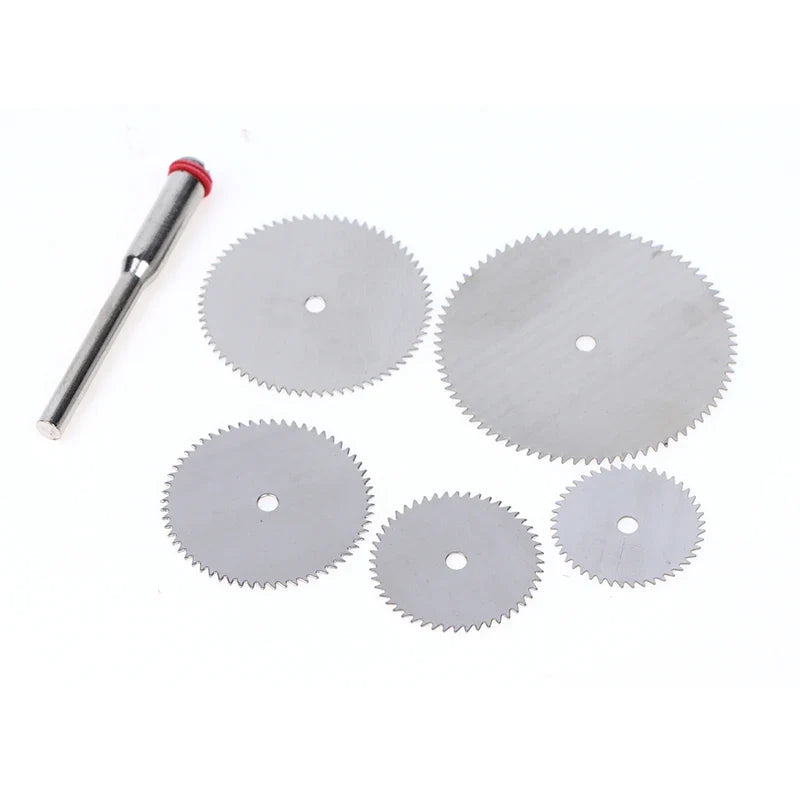 Stainless Steel Metal Cutting Discs & Mandrel for Rotary Tools Rotary Tool Cutting Disc Qme 1set