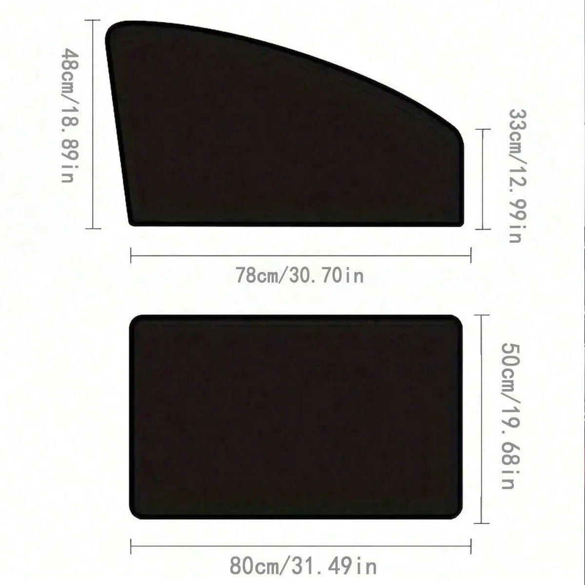 Magnetic Car Side Window Sunshade Curtain – UV Protection Car Window Sunshade Qme