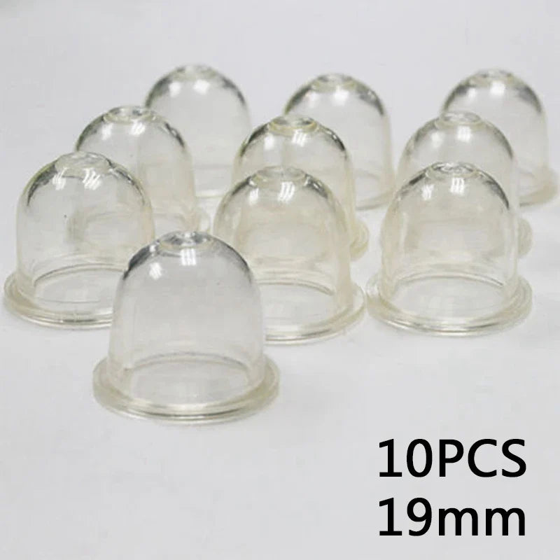10-Pack Carburetor Primer Bulb for Chainsaw Trimmer Brushcutter Carburetor Primer Bulb Qme 19mm