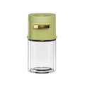 Glass Quantitative Seasoning Jar | Press-Type Salt Dispenser Seasoning Dispenser Jar Qme Green