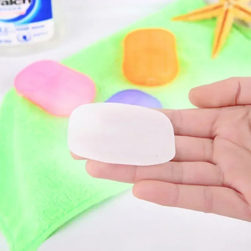 Portable Travel Soap Sheets – Disposable Hand Washing Tablets Travel Soap Sheets Qme