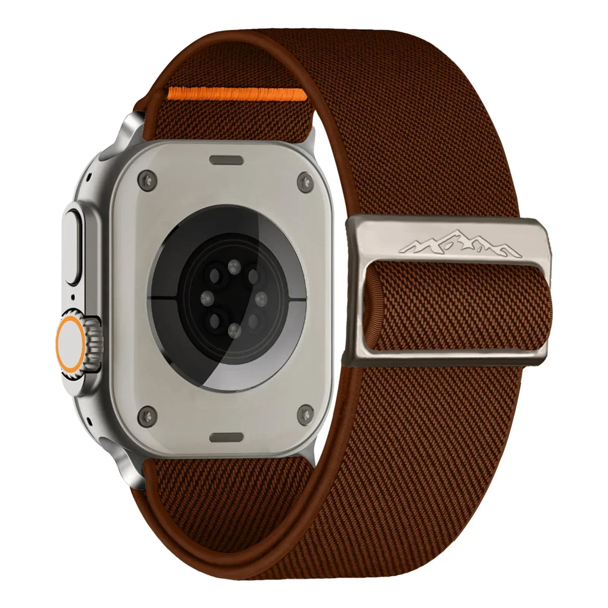 Nylon Apple Watch Band – Series 9 8 7 SE Ultra 2 | 16 Colors Watch Band Qme Brown 42mm 44mm 45mm 49mm